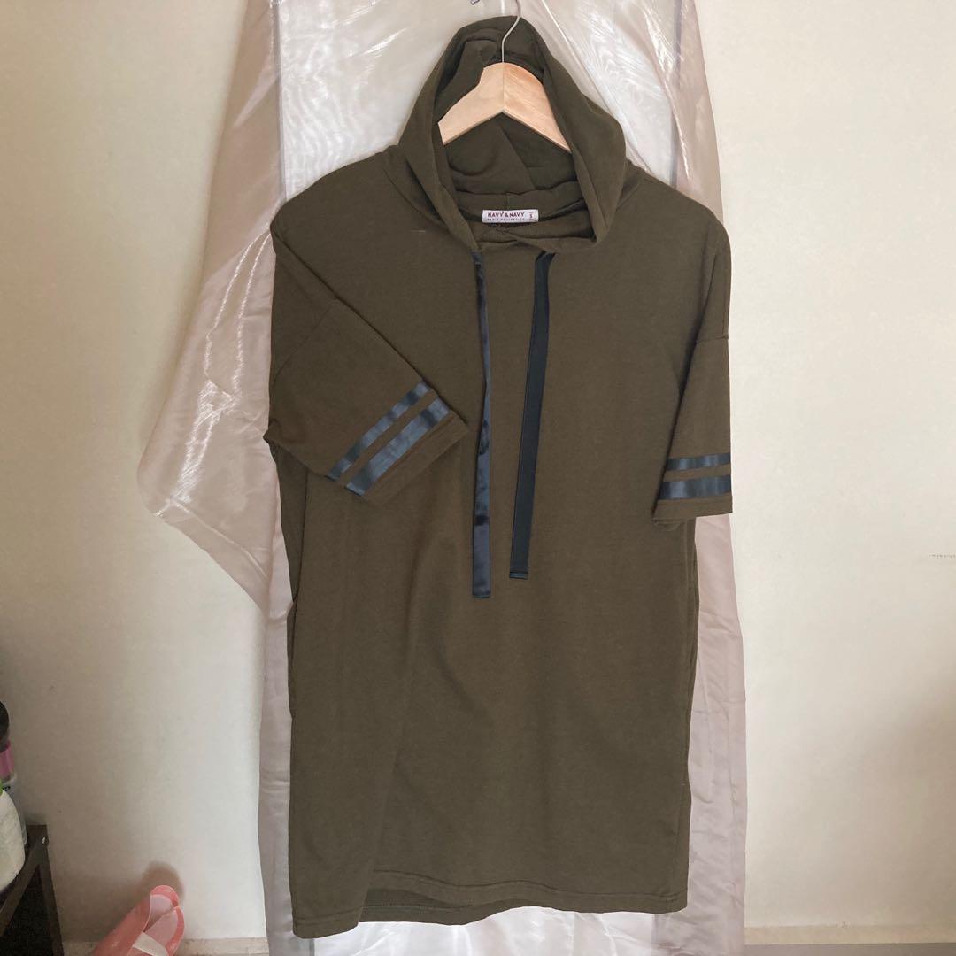 FOS Army Green Hoodie Dress (Size S), Women's Fashion, Dresses & Sets,  Jumpsuits on Carousell