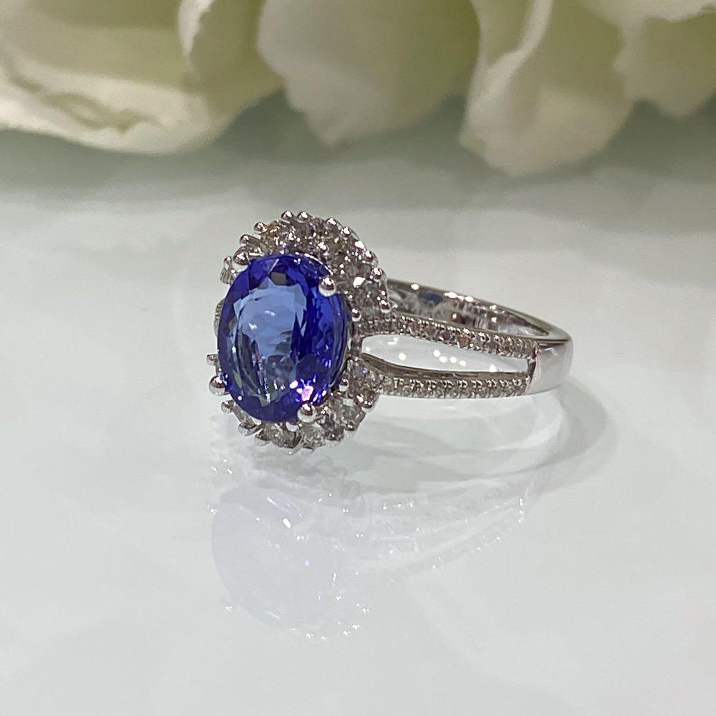 Real tanzanite deals rings