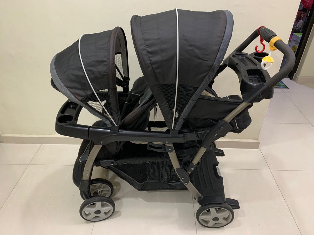 graco double stroller 12 riding options