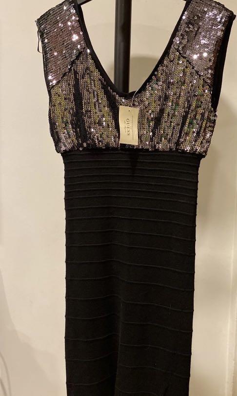 Sequin store dress guess