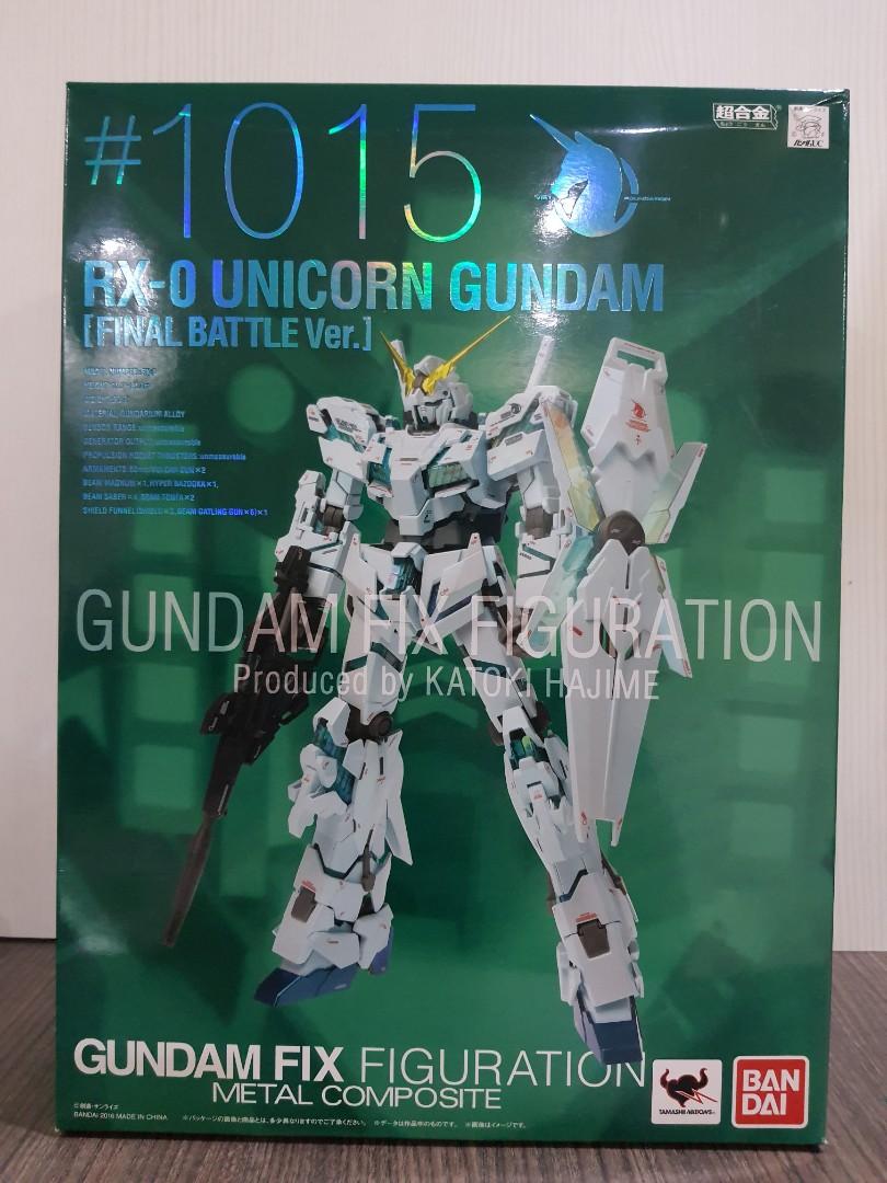 Gundam Fix Figuration Metal Composite #1015 RX-0 Unicorn Gundam (Final  Battle Ver.), Hobbies  Toys, Collectibles  Memorabilia, Fan Merchandise  on Carousell