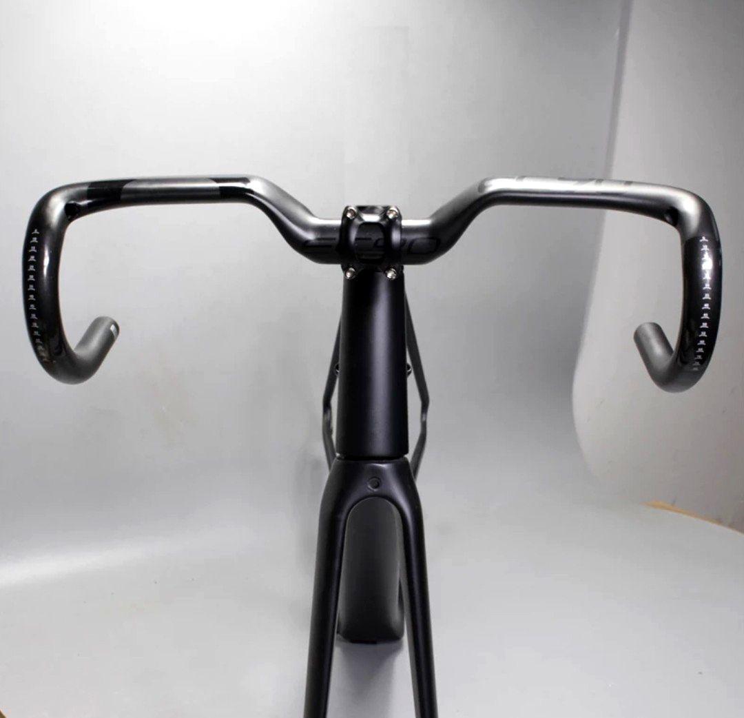Handlebar Drop Bar New Version 2022 New BALUGOE EC90 Carbon Fiber Light Weight Internal Cable Routing 400 420 440mm Road Bike Fixies Sports Equipment Bicycles Parts Parts Accessories on Carousell