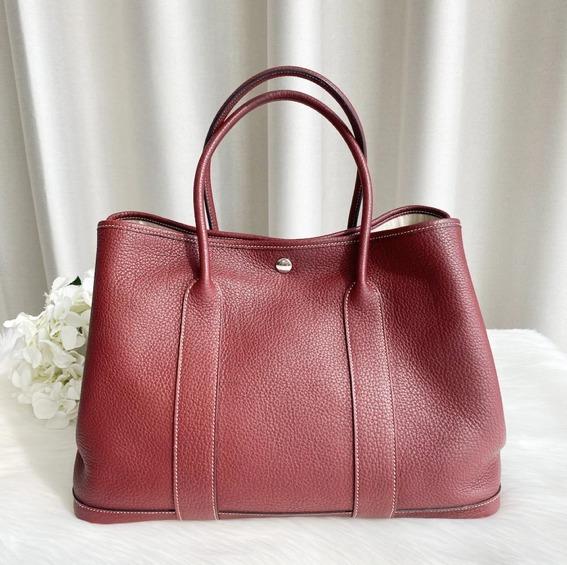 Hermès Negonda Garden Party 30 - Red Totes, Handbags - HER502265