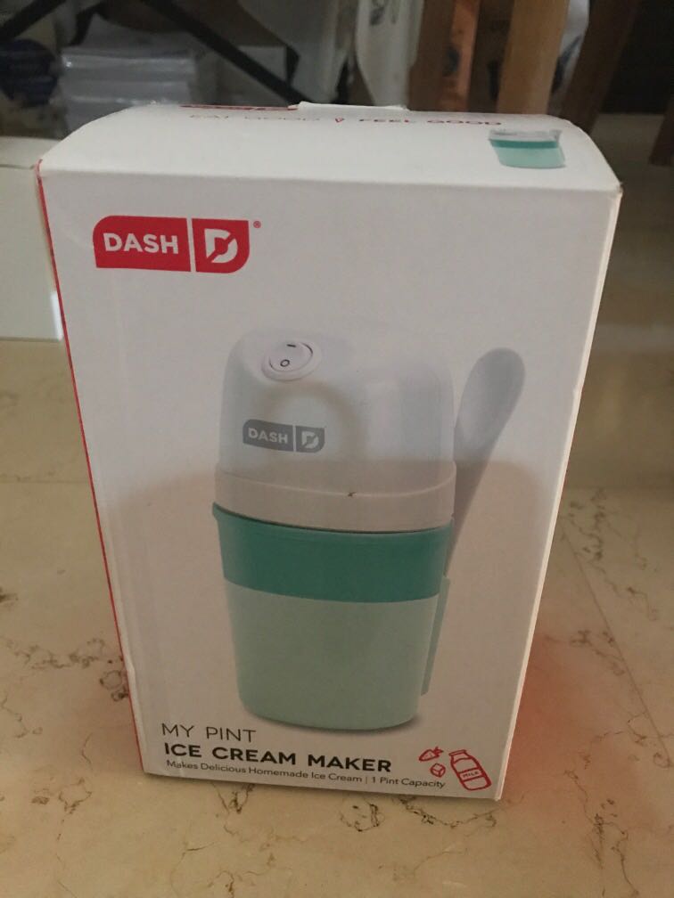 Dash my pint 2025 ice cream maker manual