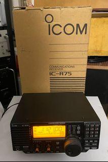 ICOM IC-R75 Shortwave Amateur Radio Receiver w/UT-106 DSP