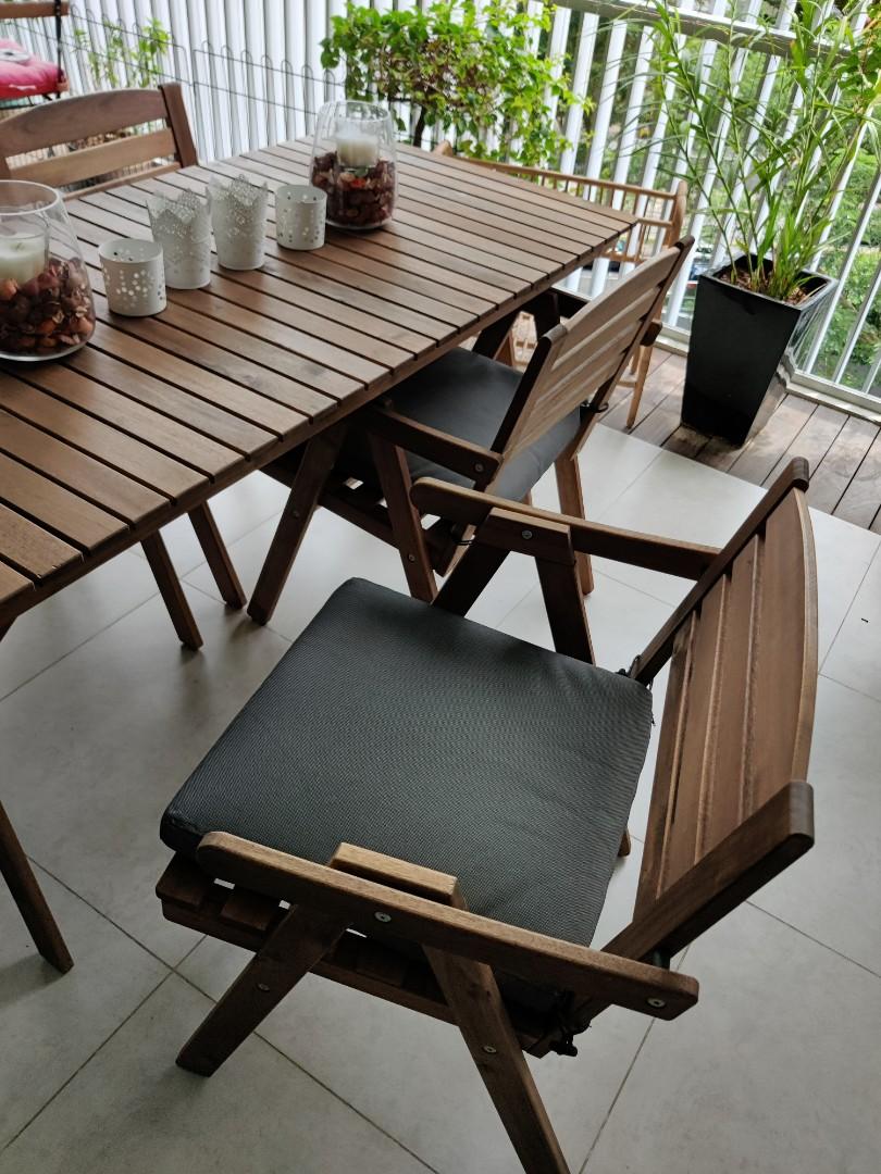 IKEA FALHOLMEN outdoor dining set
