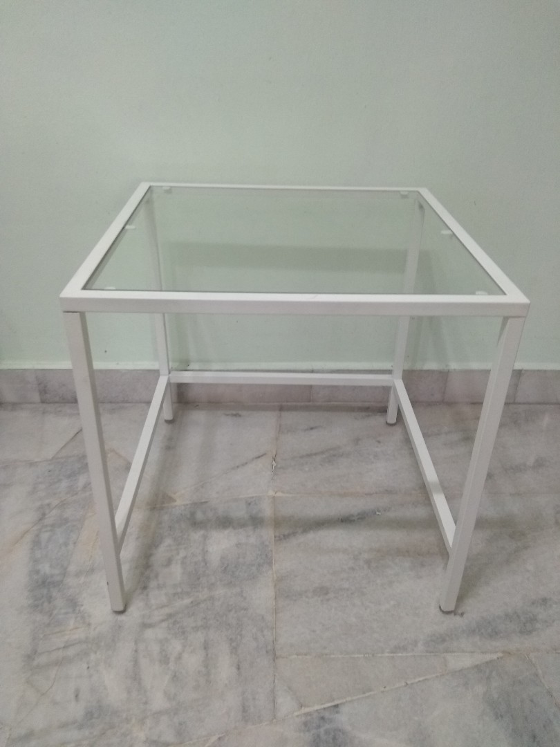 Ikea glass sales end table