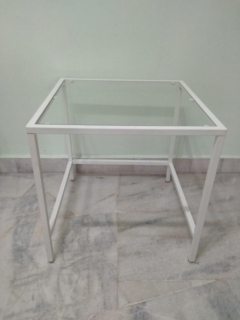 Ikea glass top sofa table