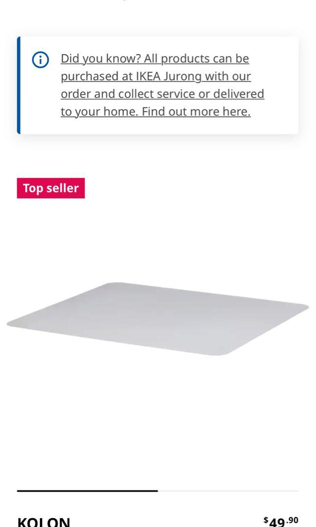 IKEA Office Chair (ALEFJALL) Genuine Leather with Free Floor Protector