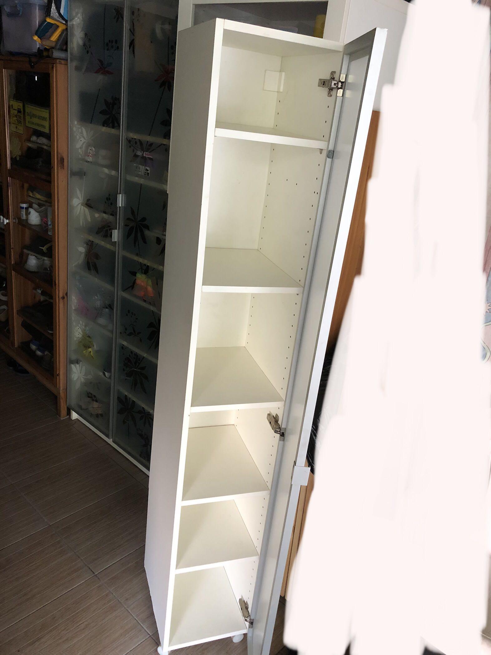 Ikea tall storage wheels/castors/metal stand, Furniture & Home