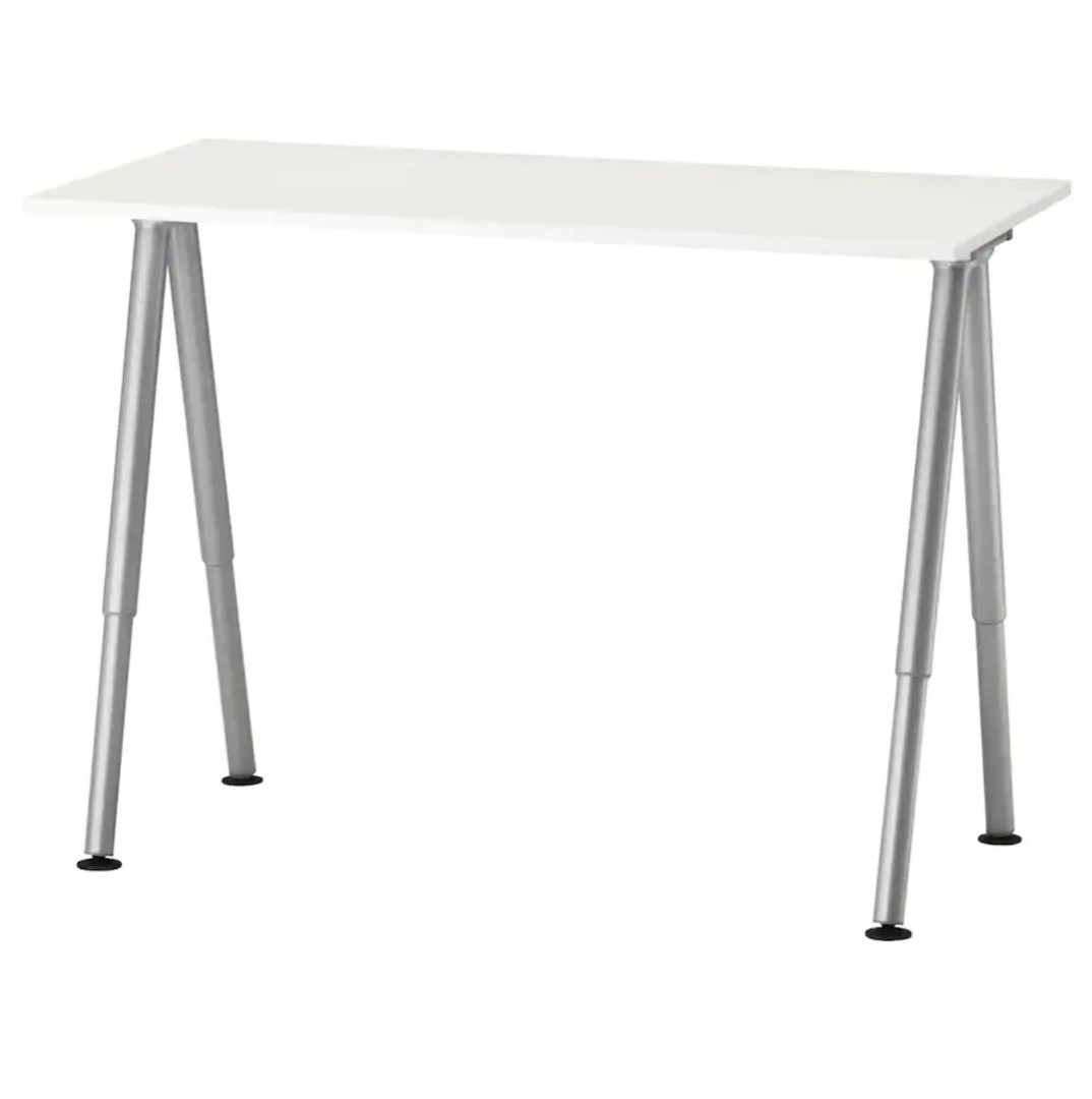 Ikea adjustable shop legs white
