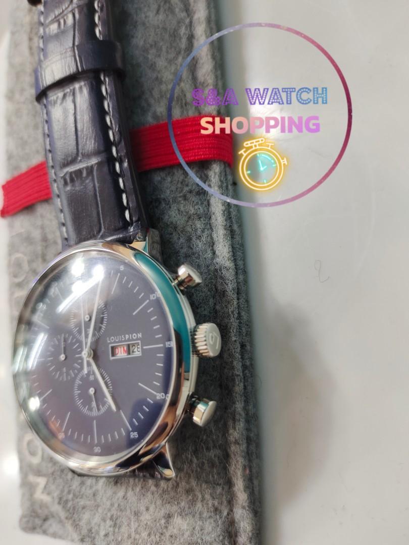 Jam Tangan Louis Pion Axel Chorograph Original Second