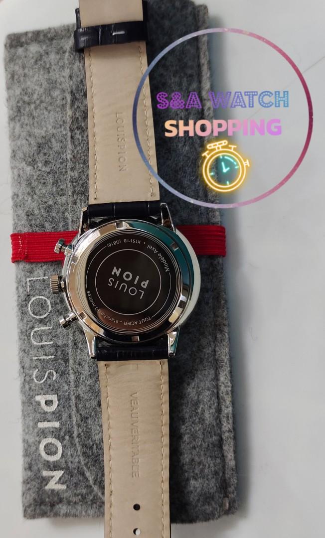 Jam Tangan Louis Pion Axel Chorograph Original Second Fesyen Pria