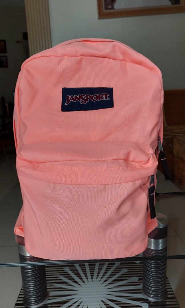 jansport peach backpack