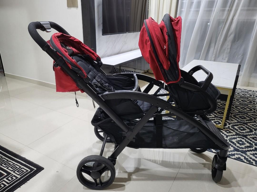 joie red pram