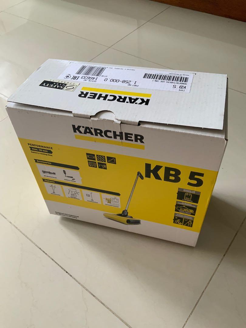 Karcher KB5 Cordless Sweeper, Yellow, TV & Home Appliances, Vacuum Cleaner & Housekeeping on