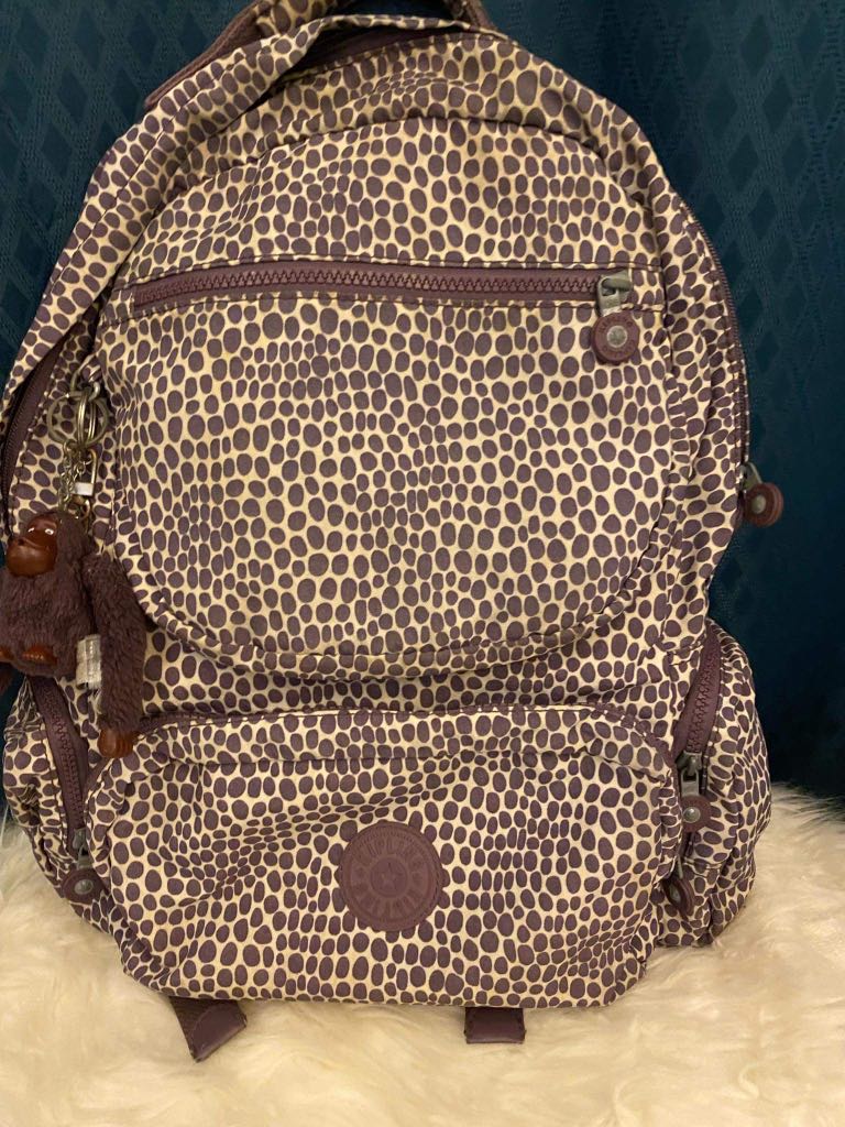 Kipling Animal print backpack, Women's Fashion, Bags & Wallets