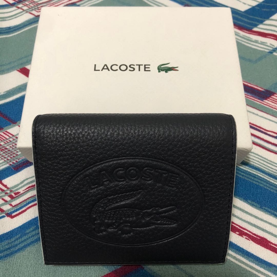 Lacoste bifold wallet on sale