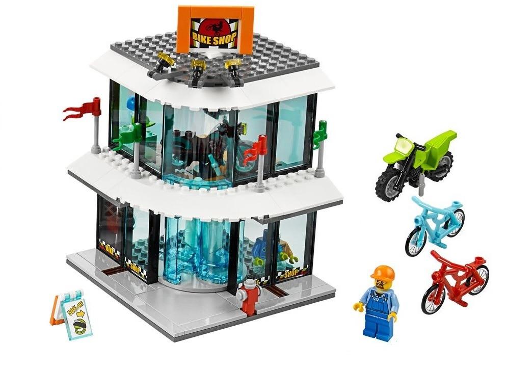 Lego city sale bike shop