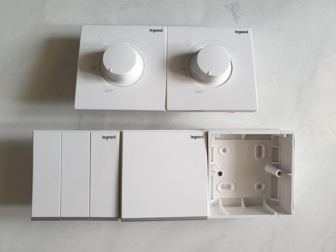 Legrand Galion switches and dimmers from 1, TV & Home Appliances