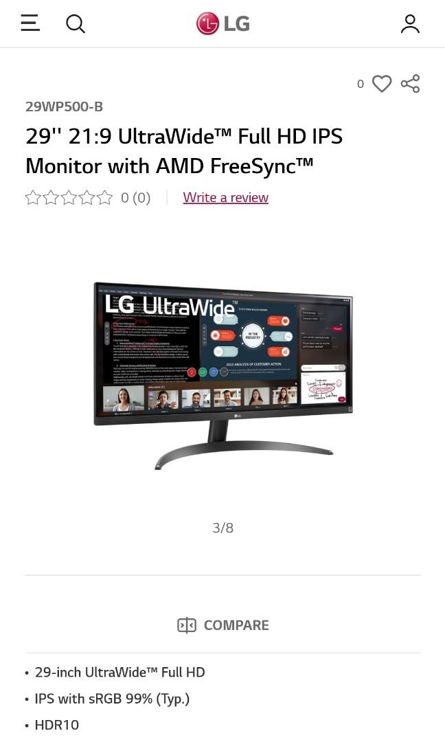 LG 29inch Ultrawide Computer Monitor, Computers & Tech, Parts &  Accessories, Monitor Screens on Carousell