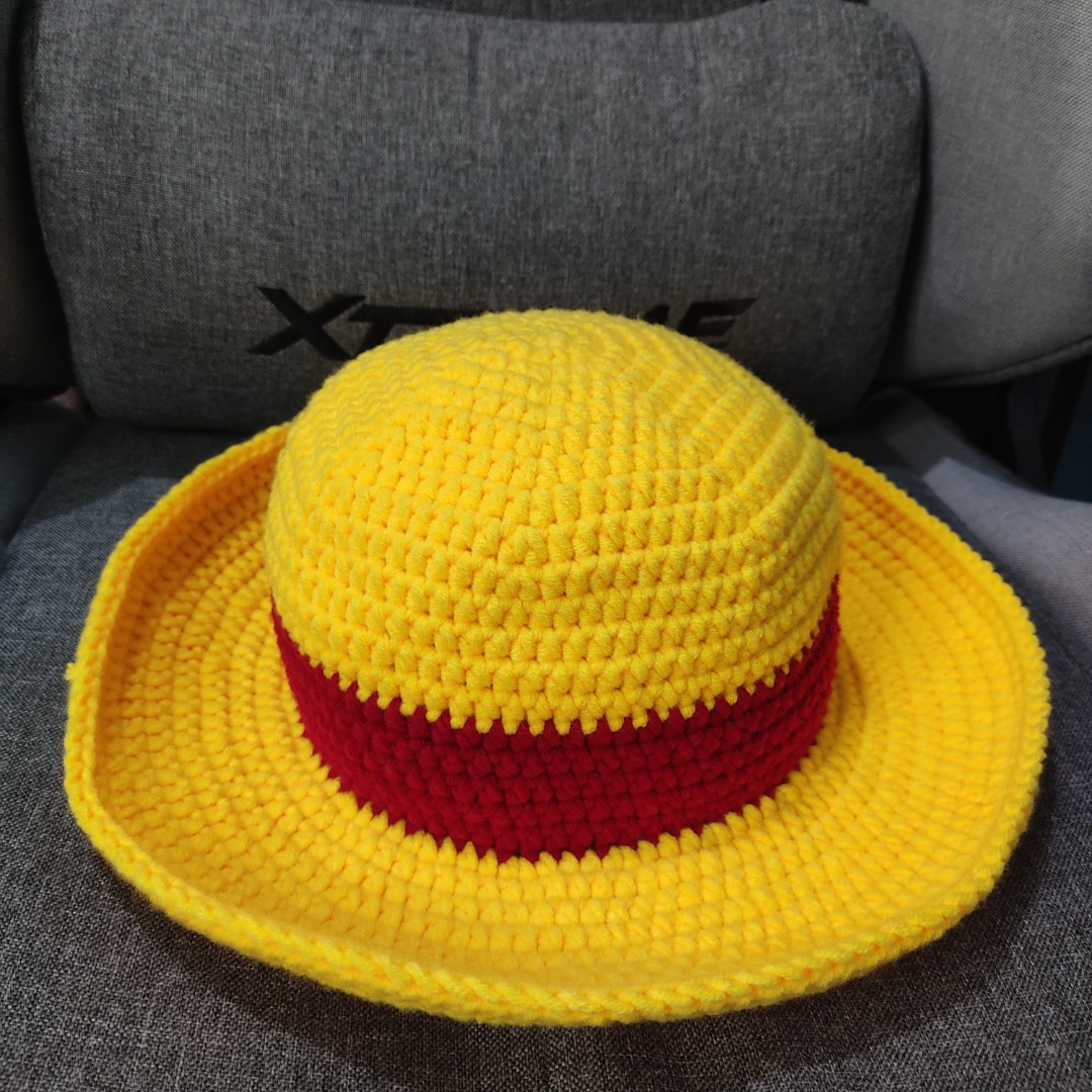 LUFFY'S HAT CROCHET, Men's Fashion, Watches & Accessories, Caps