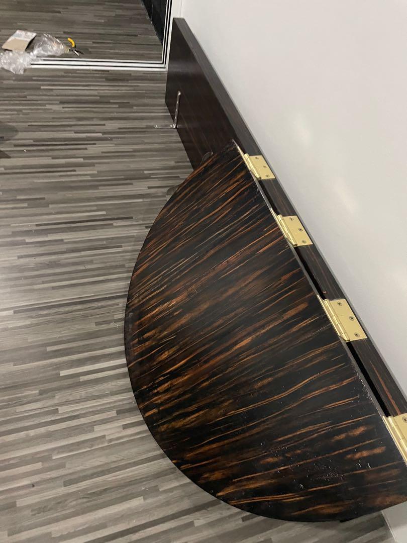 Mahogany hanging bar table (Category: Tables & Sets) located in Quezon City. Submitted by pat.alba (Listing ID 1128341941, Image 1). Description: Minimalist Hanging bar table with dining. Brackets included. .