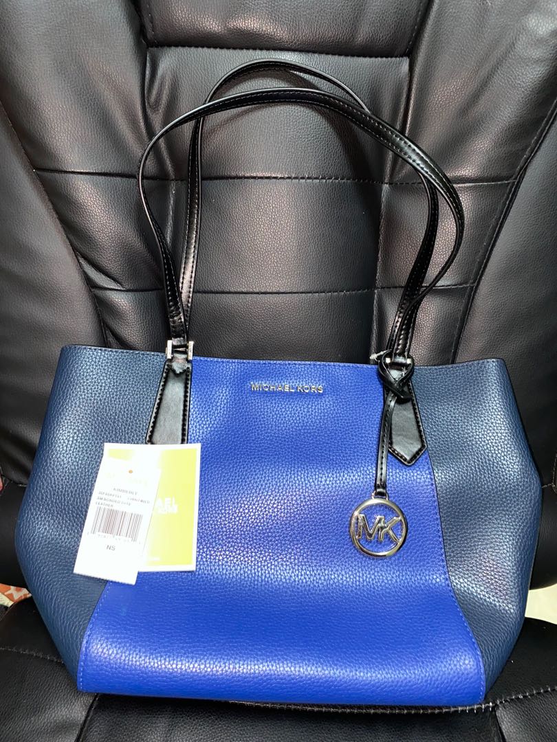 Michael Kors Cobalt Blue Tote Bag, Luxury, Bags & Wallets on Carousell