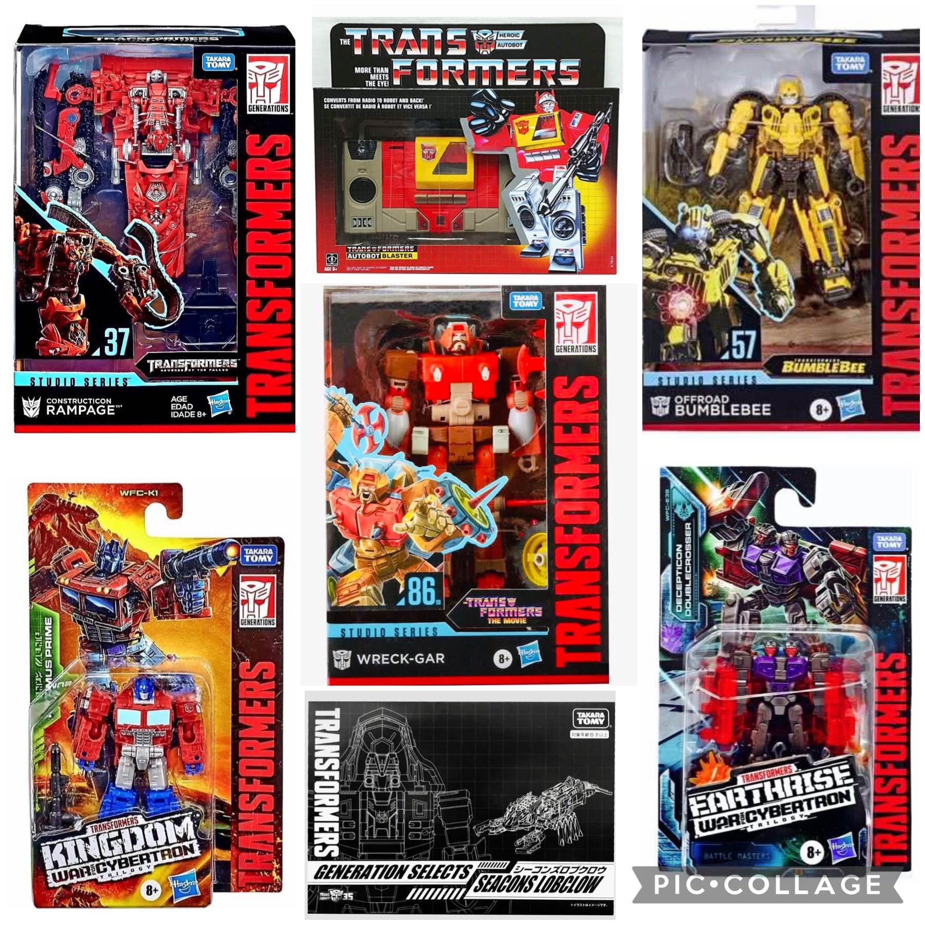 MISB Transformers Kingdom Optimus Prime WFCK1/ Earthrise WFCE39