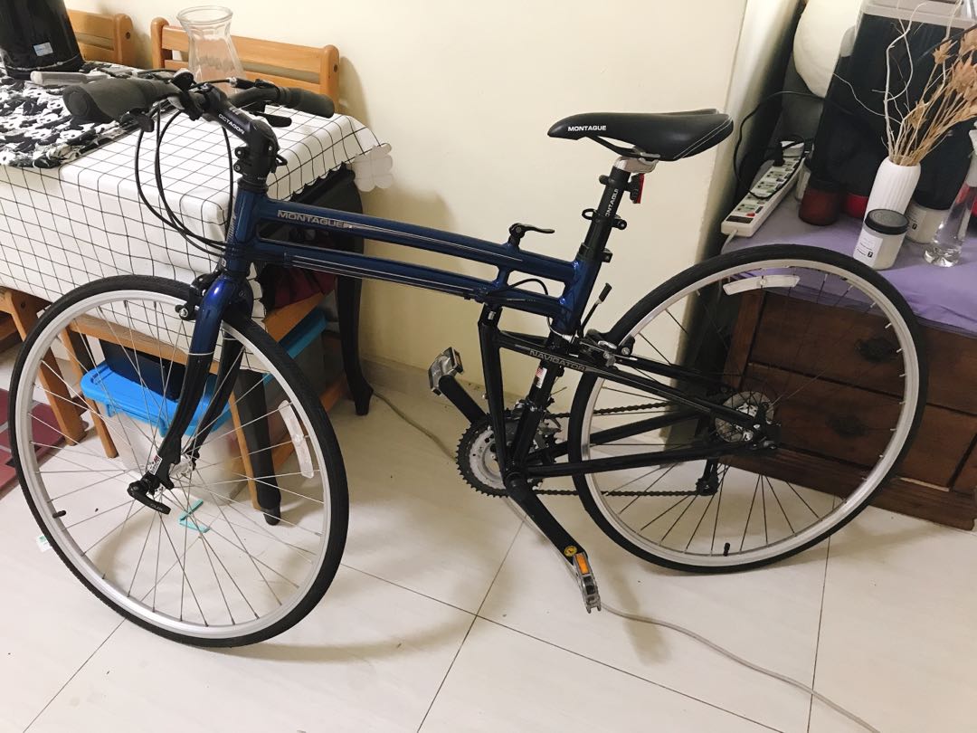 Montague navigator foldable hybrid road bike for 152 175cm Sports Equipment Bicycles Parts Bicycles on Carousell