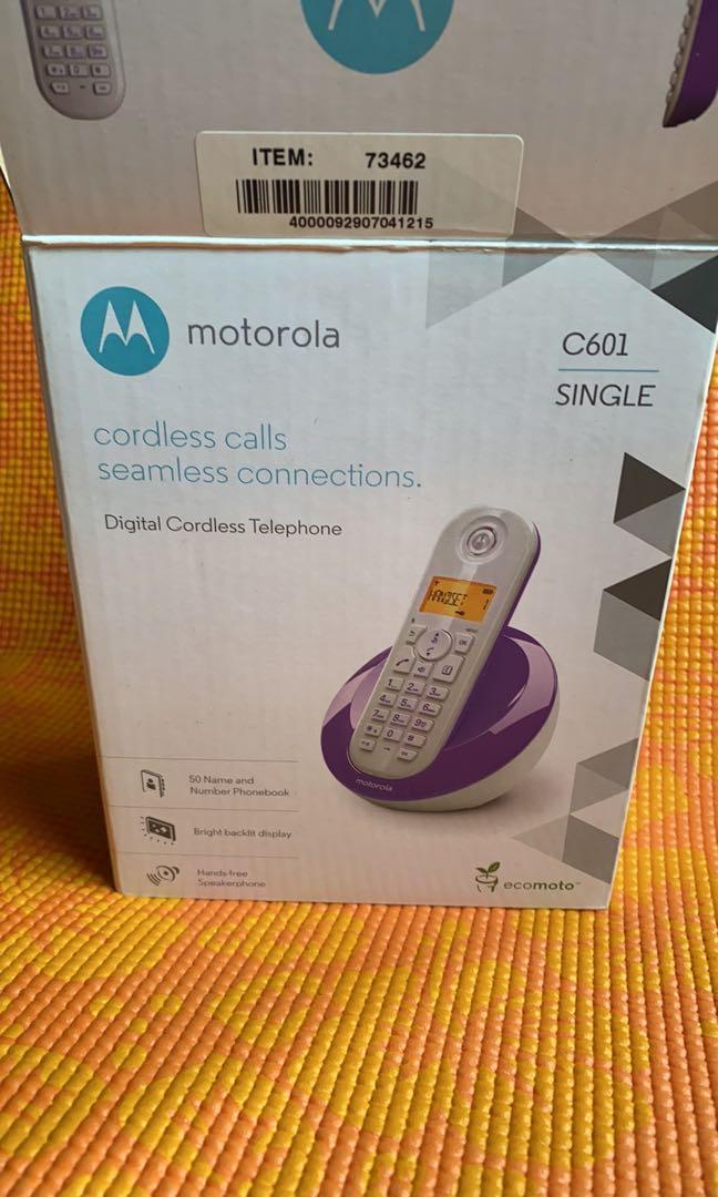 Motorola C601 cordless phone, Mobile Phones & Gadgets on Carousell