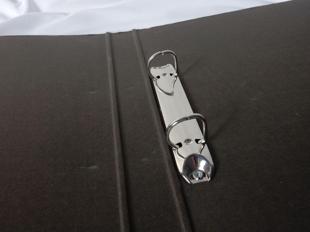 [A4 MUJI BINDER] MUJI A4 2Ring Black Paper Binder, Hobbies & Toys