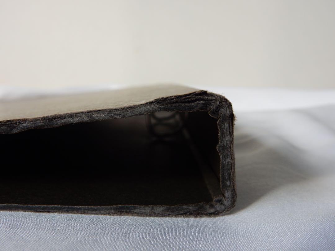 [A4 MUJI BINDER] MUJI A4 2Ring Black Paper Binder, Hobbies & Toys