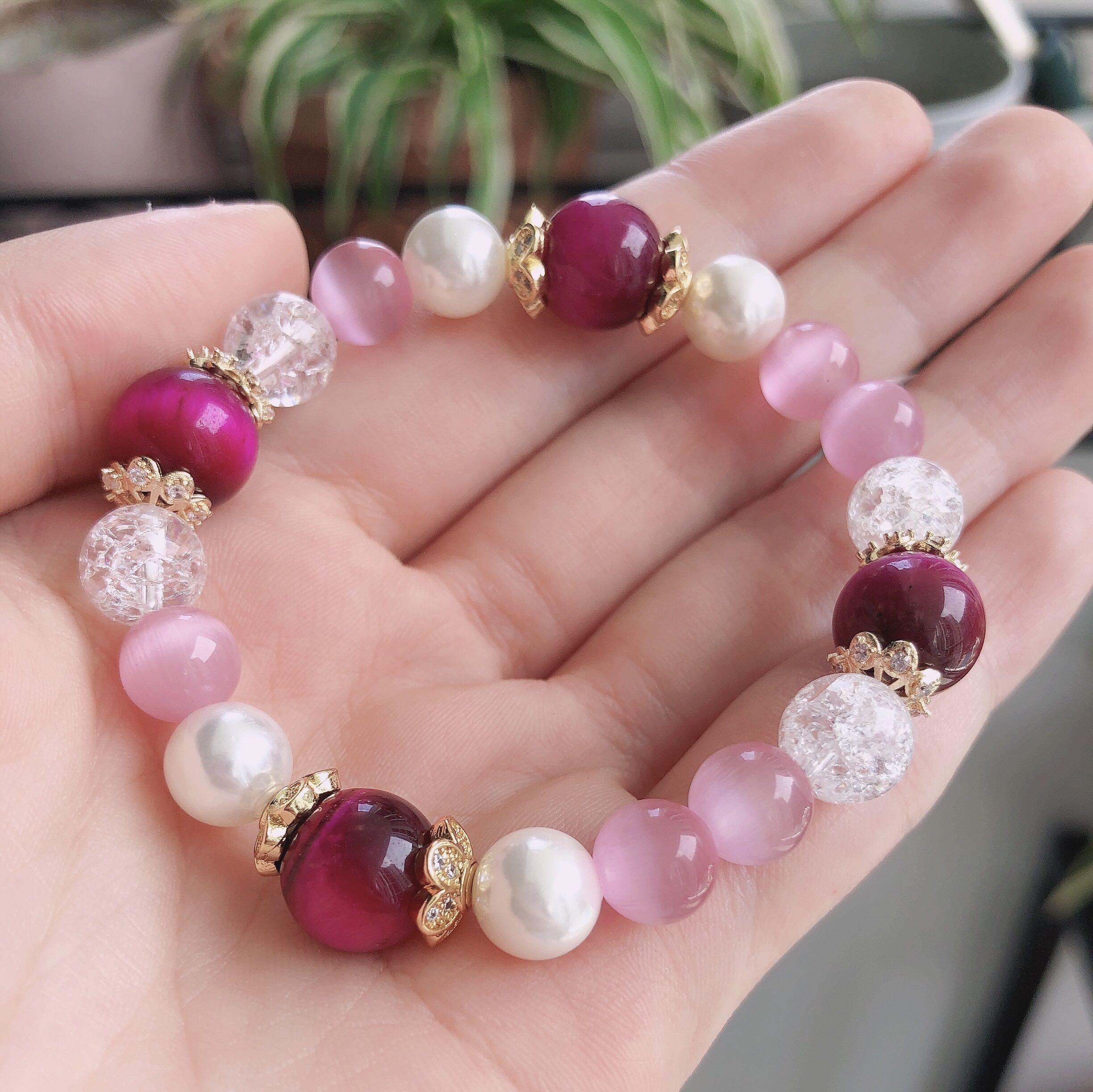 Cats eye clearance stone bracelet