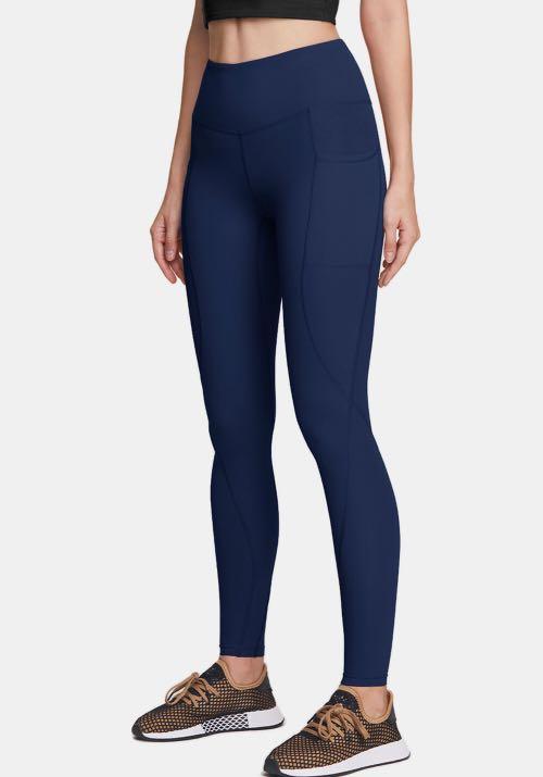 2 SETS FOR 30 NEW TESLA GEAR ATIKA YOGA PANTS WITH POCKETS DARK NAVY M Women s Fashion Activewear on Carousell