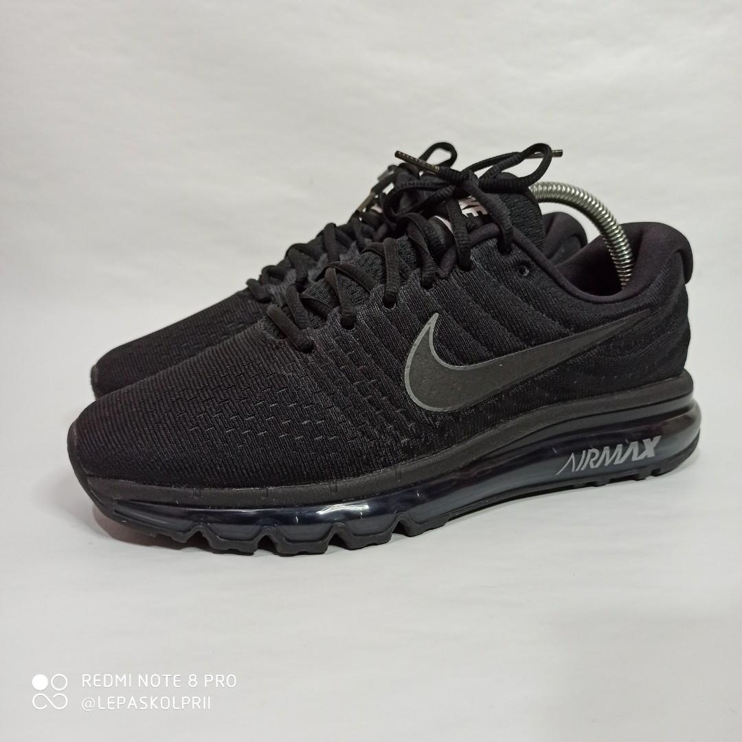 nike air max 2017 triple black