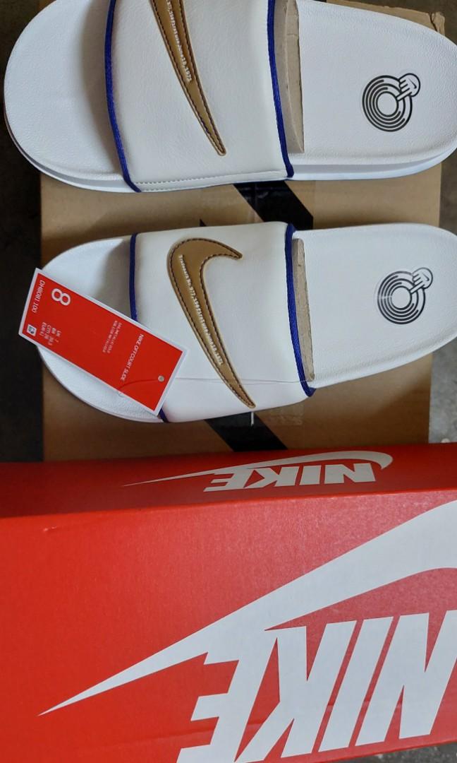 nike offcourt slide white us8