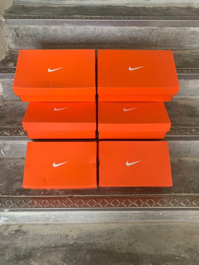 orange nike shoe box