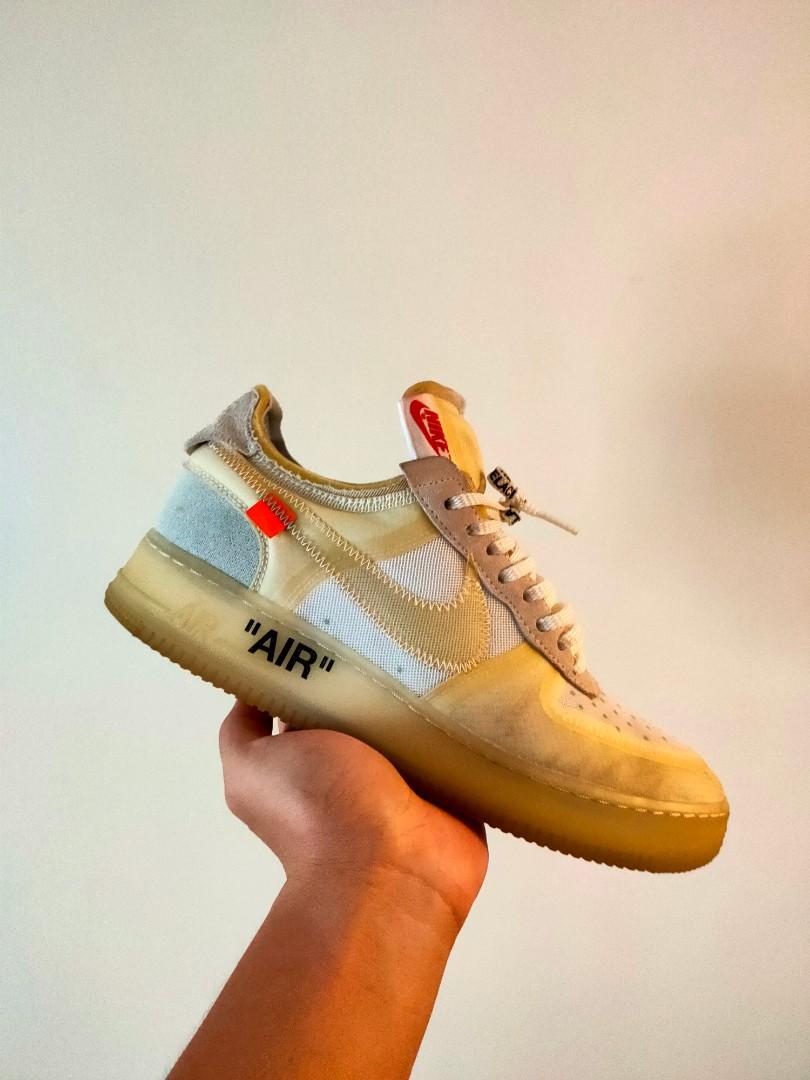 Off white air force 1 + vpmax used, Men's Fashion, Footwear, Sneakers on  Carousell