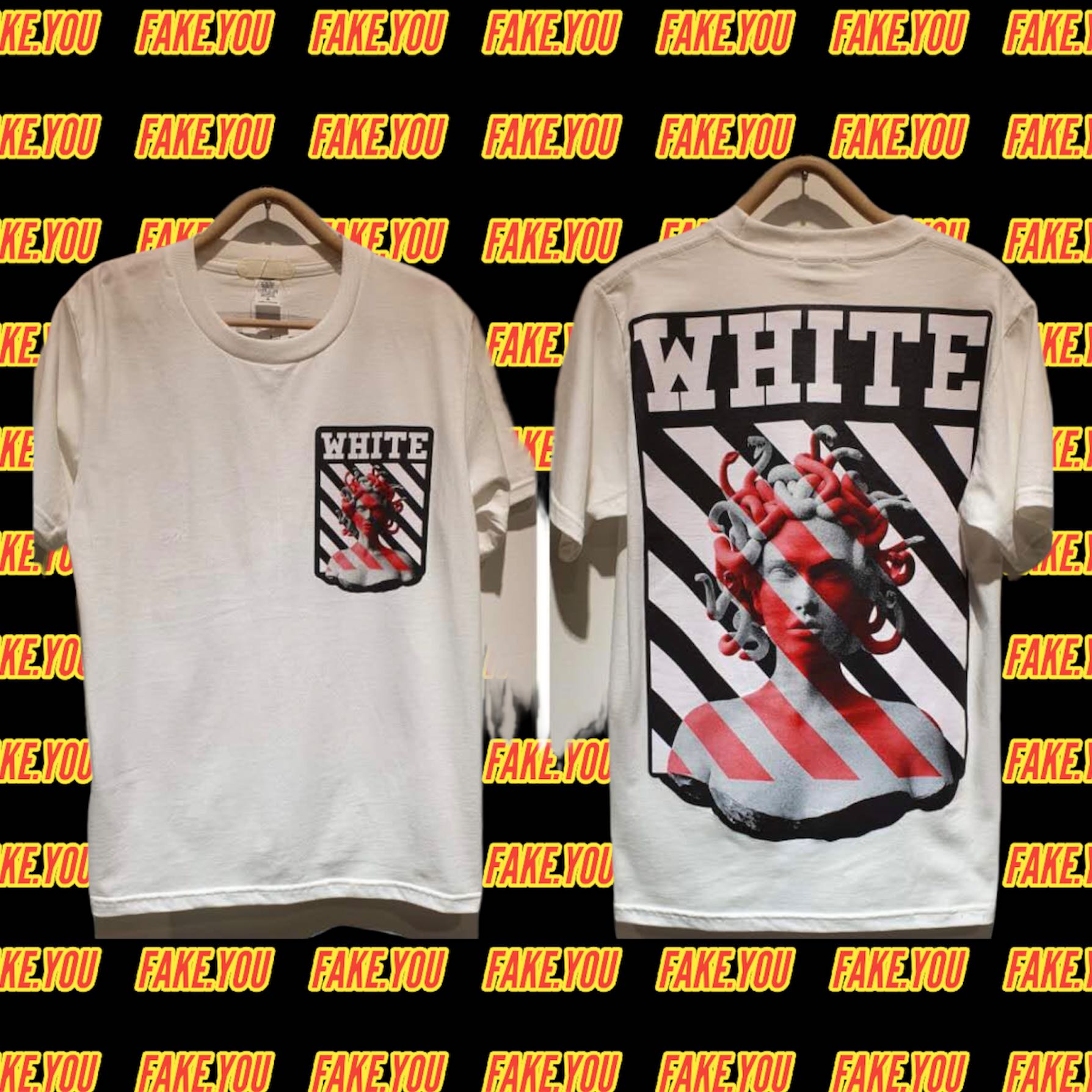 comme des garcons white tshirt