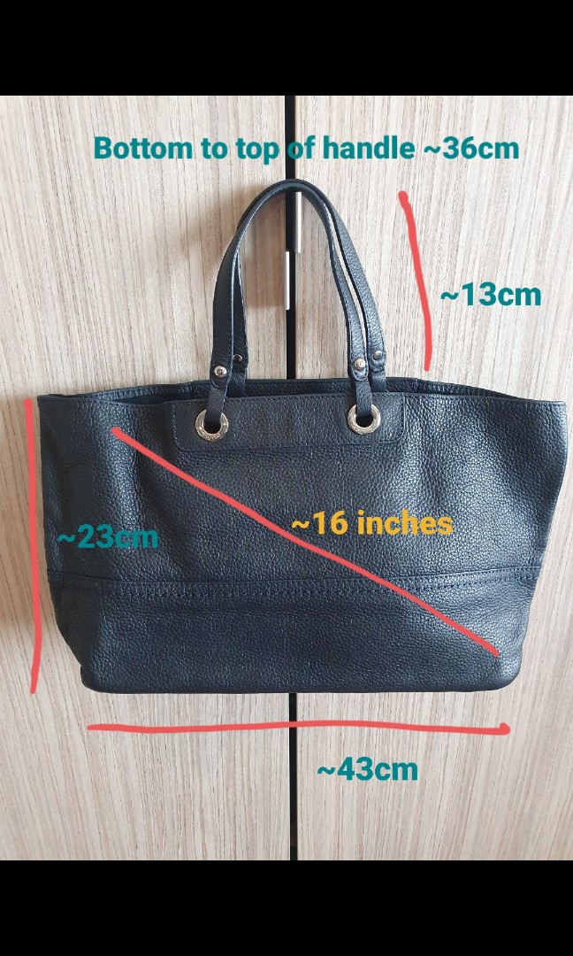 Oroton Soft Leather Laptop Bag, Women's Fashion, Bags & Wallets