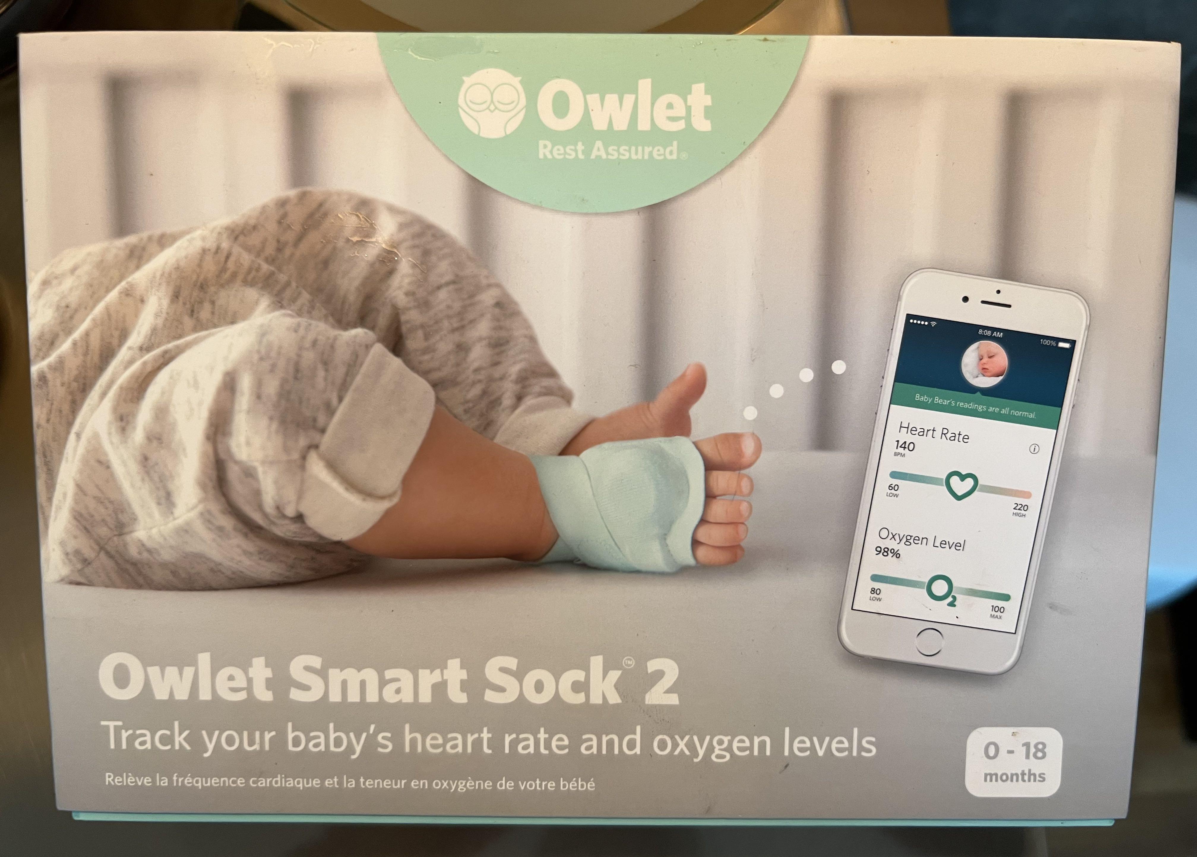 Owlet smart best sale sock 2 used