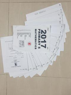 (Free) P5 Mathematics test papers (16 papers)