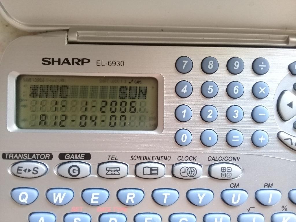 personal organizer (Category: Office & Business Technology) located in Paranaque City. Submitted by rociarra2019-99005 (Listing ID 1128357734, Image 2). Description: price negotiable following are the prices SHARP EL-6930 organizer = 370php Texas Instruments personal banker = 850php. pick-up location Ramon Pascual Paranaque. Grab or other service ok.. but you arrange everything including payment ***CASH Only*** send text.