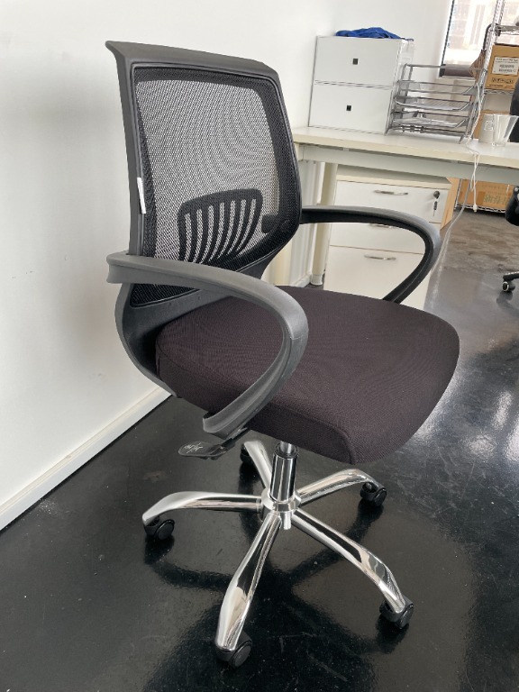 Picket and Rail Office Chair x 2, Furniture & Home Living, Furniture