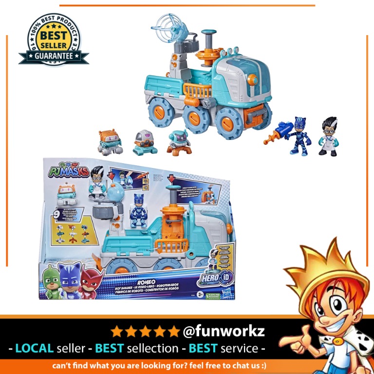 PJ Masks Romeo Bot Builder Preschool Toy, 2-in-1 Romeo ...