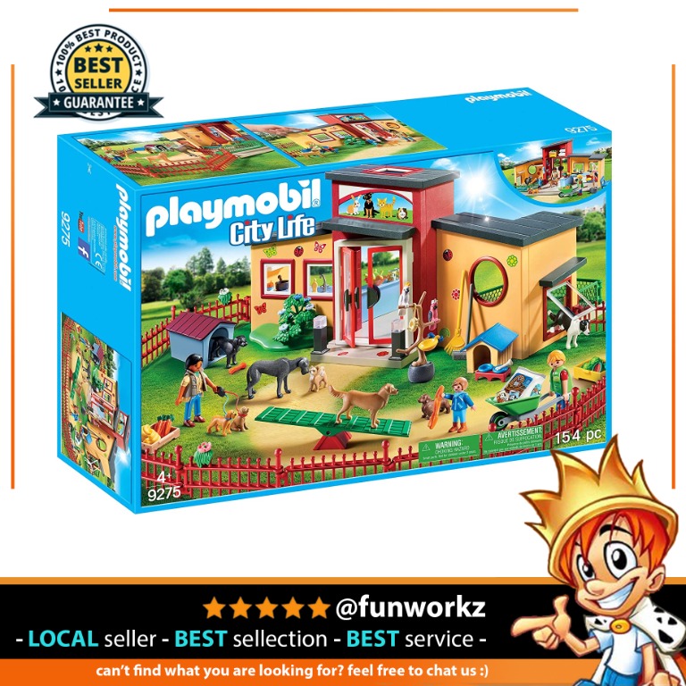 PLAYMOBIL Tiny Paws Pet Hotel 9275, Hobbies & Toys, Toys & Games on