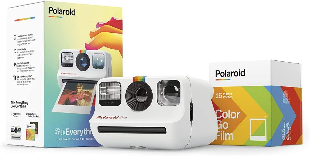 Polaroid Go Generation 2 - Mini Instant Camera + Film Bundle  (16 Photos Included) - Black (6280) : Electronics