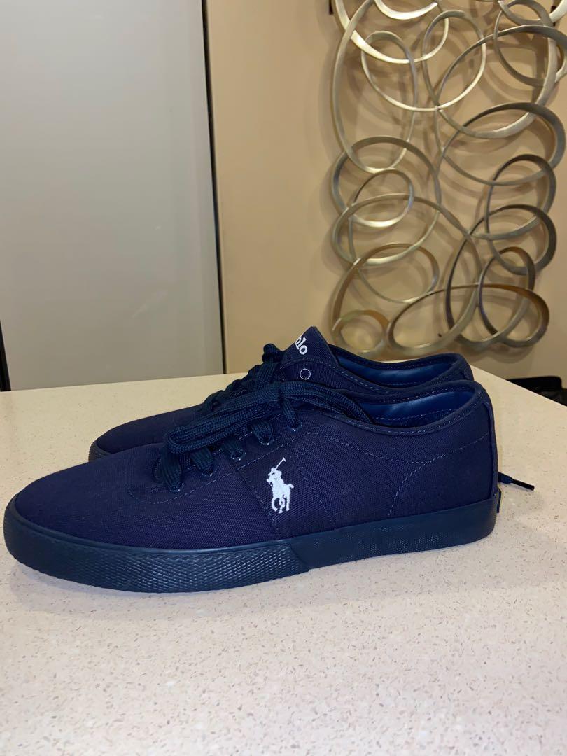 Polo Ralph Lauren - Court Striped Suede Sneakers - Men - Blue - UK 13 -  Editorialist