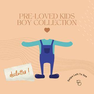Preloved Clothing for Boys Ages 2-10 years Old